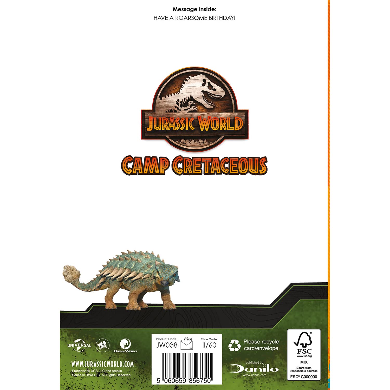 Danilo Promotions Limited Jurassic World - Biglietto Di