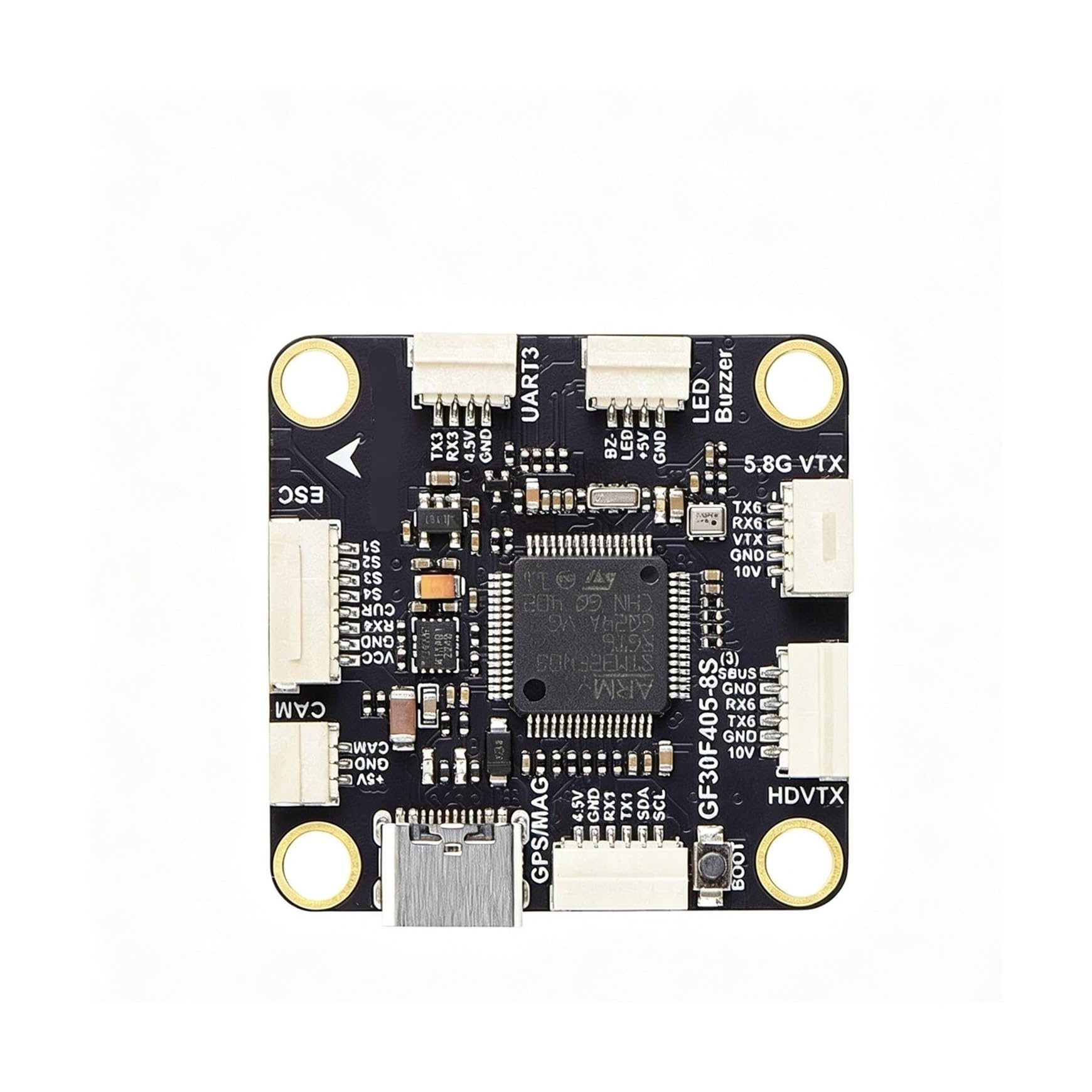 GF30F405 stos ICM42688P z 90A 110A ESC 3-8S Lipo sygnał wejściowy Dshot 30,5 mm * 4 mm pasuje do drona dalekiego zasięgu FPV Freestyle (tylko GF30F405 FC)