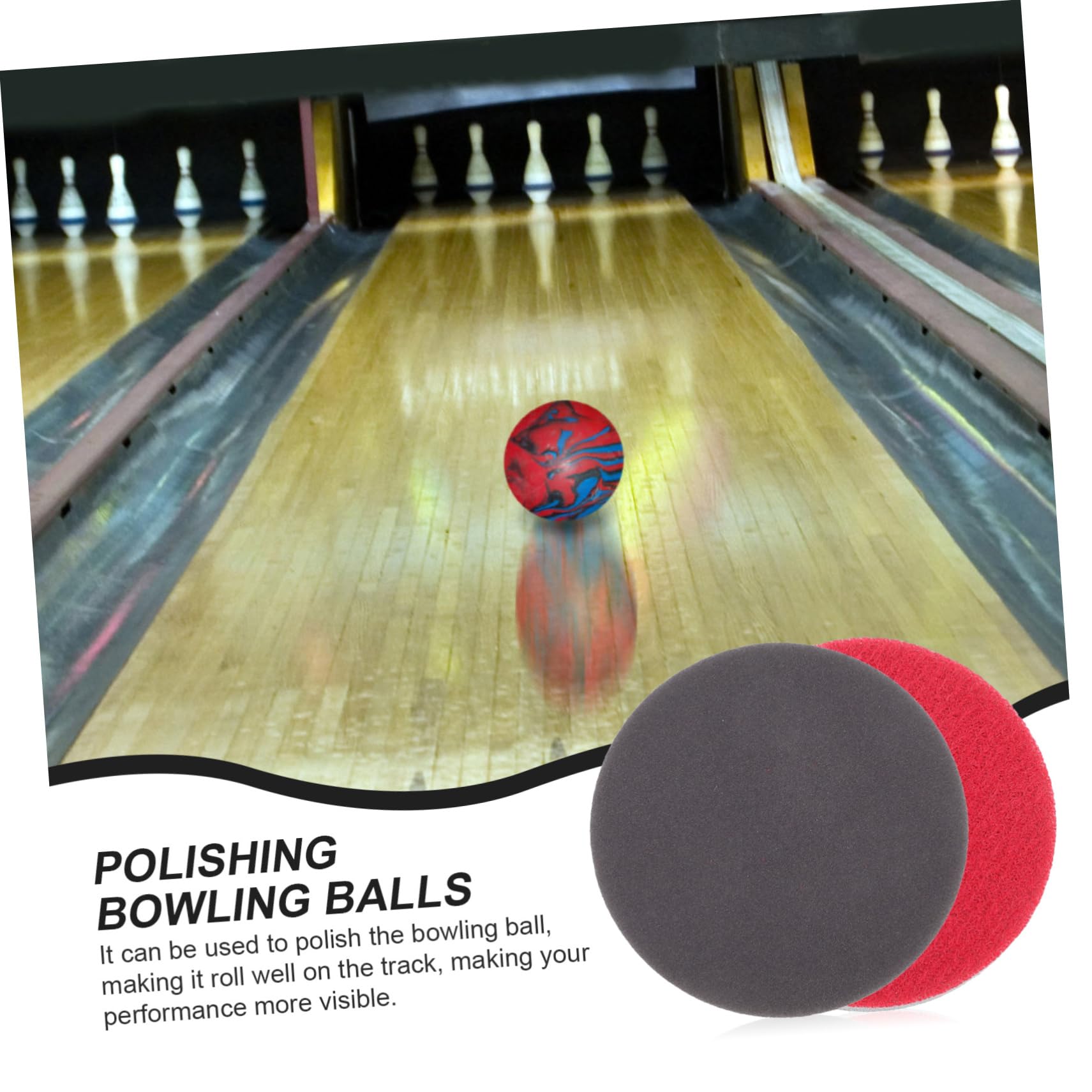 Kit De 24 Patins De Ponçage Pour Boule De Bowling | 5 Grains Différents (500-3000) | Nettoyage & Polissage Pro