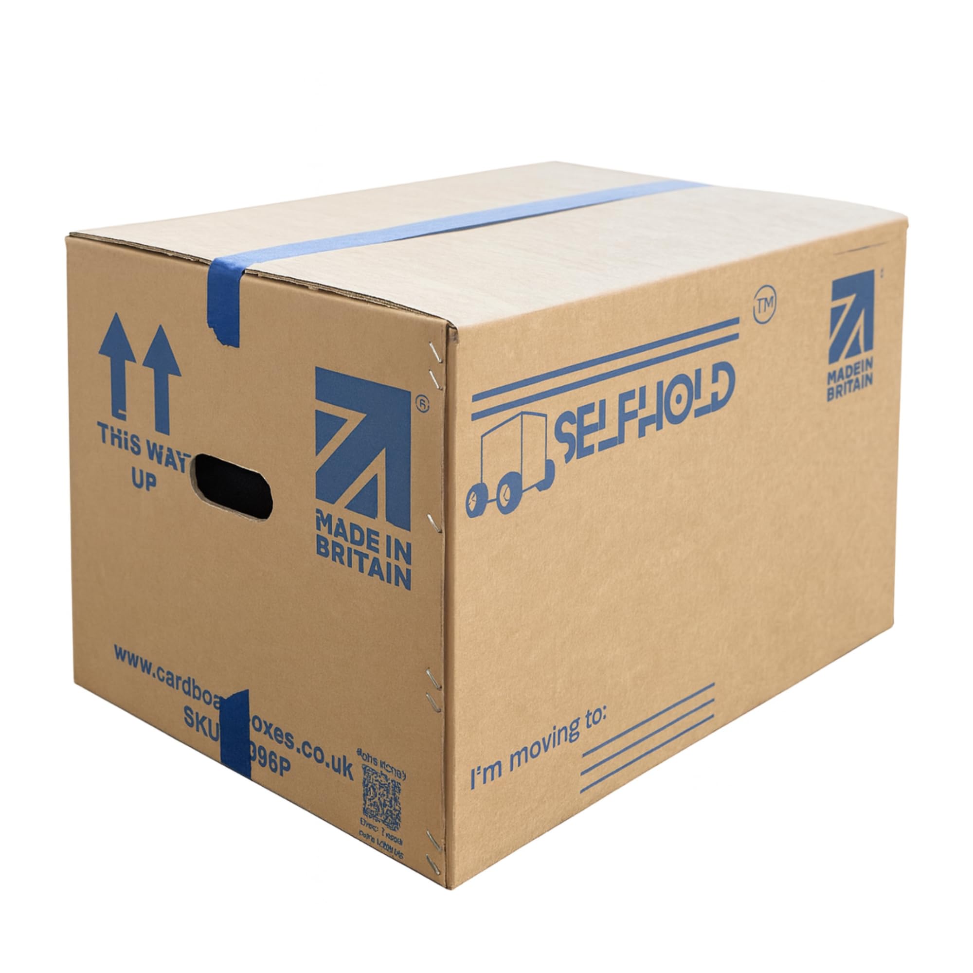 Selfhold 10X Cardboard Packing Moving Boxes Large 23X17x 14" With Handles