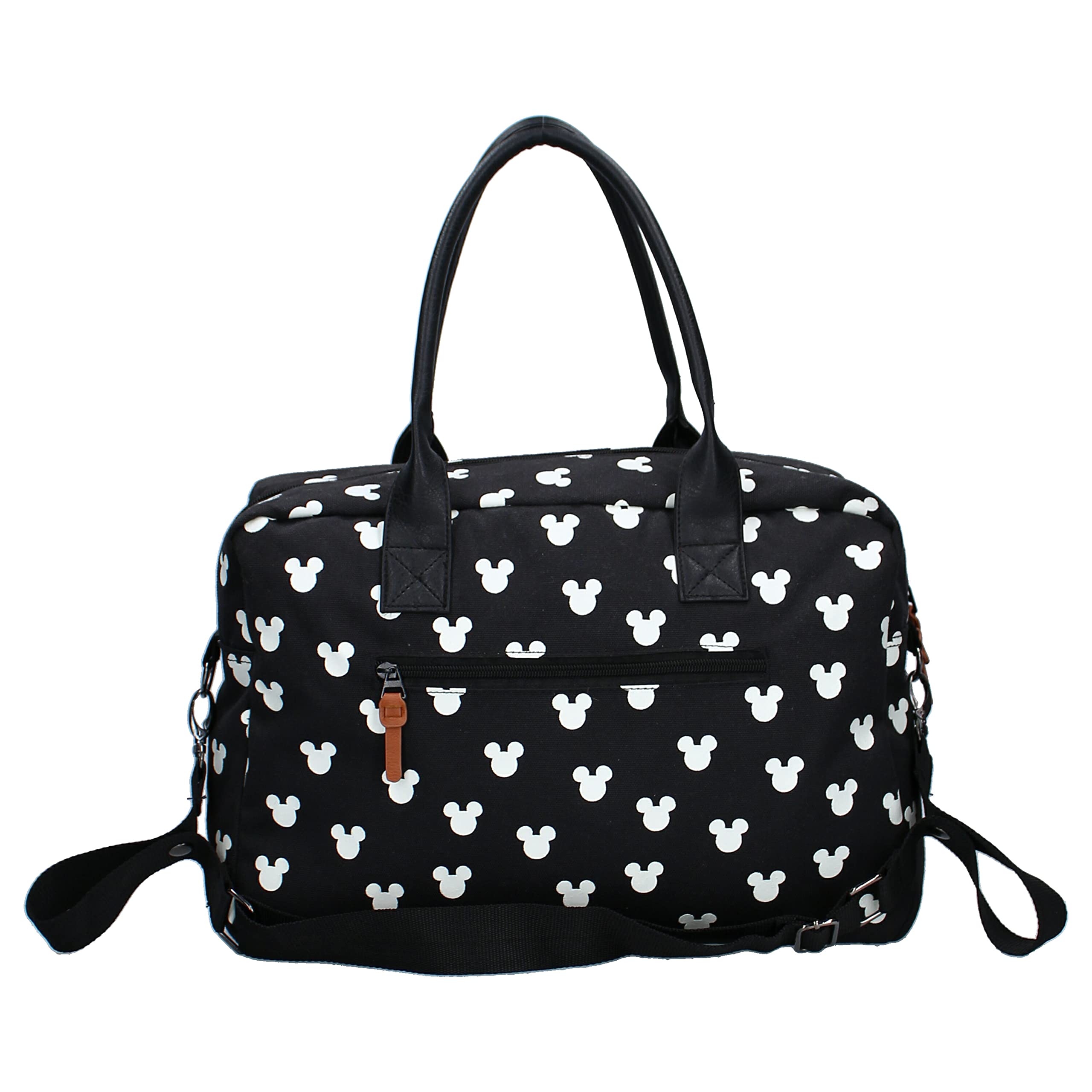 Mickey Mouse Endless Imagination | Sac à langer | Fabriqué en polyester robuste et étanche | Idéal pour les déplacements | Gris noir – Taille unique