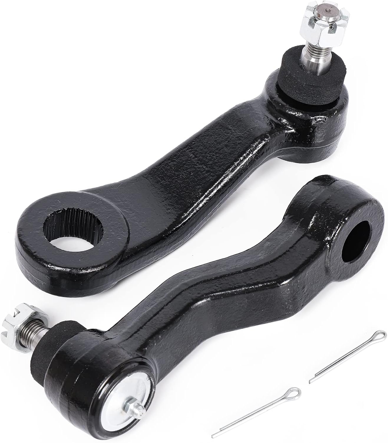 LCWRGS 7pcs Front Tie Rods Ends Pitman Arms (4-Groove) Idler Arm Compatible with 1999-1006 Chevy Silverado Tahoe Suburban Avalanche 1500 GMC Sierra Yukon Cadillac Escalade