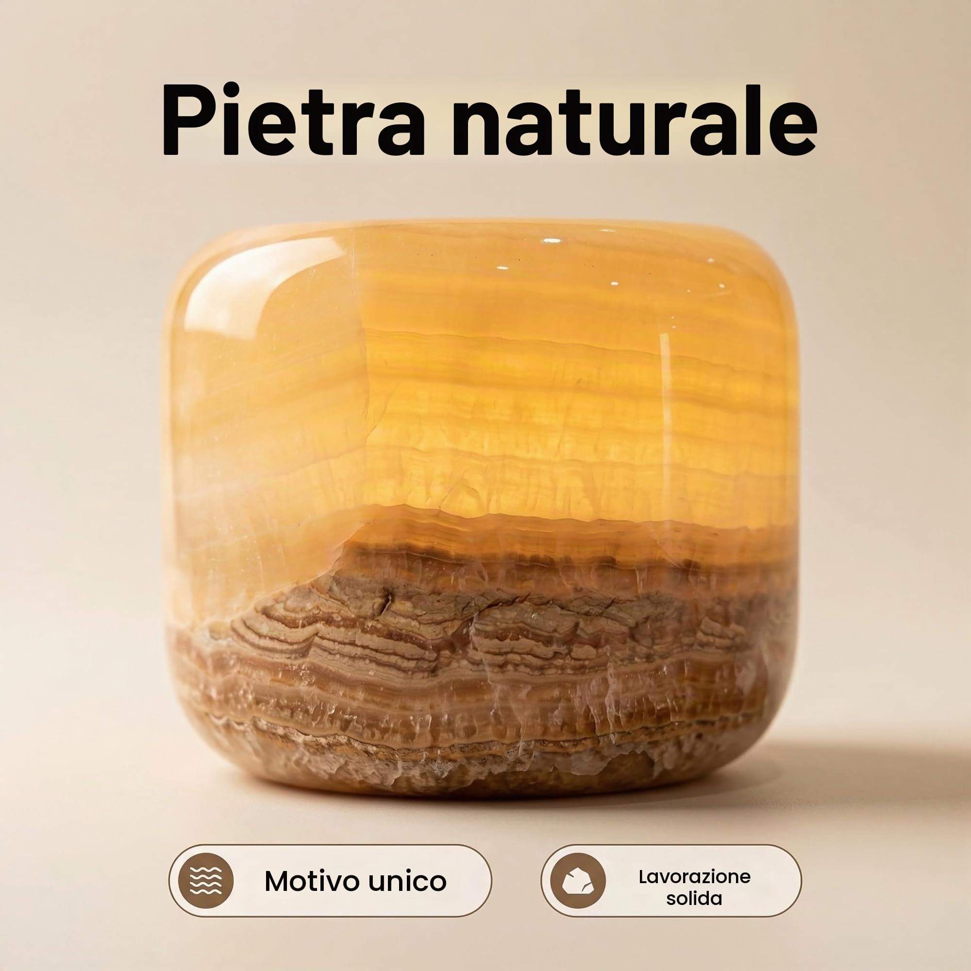 Marmor Lampada da Tavolo in Marmo LED,Abat Jour da Comodino,Lampada da Scrivania Senza Fili,Luce Notturna-Regalo Fidanzata