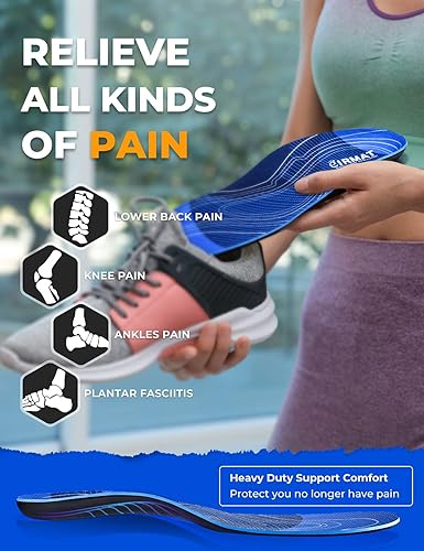 Miniatura 3 de Plantillas de pies para fascitis plantar Soportes de arco-8020.., Azul