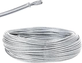 Brush Cutter Wire 2.4 mm/30 m Professional Steel Wire for Brush Cutter Wire Trimmer Replacement Wire for Park Garden Lawn