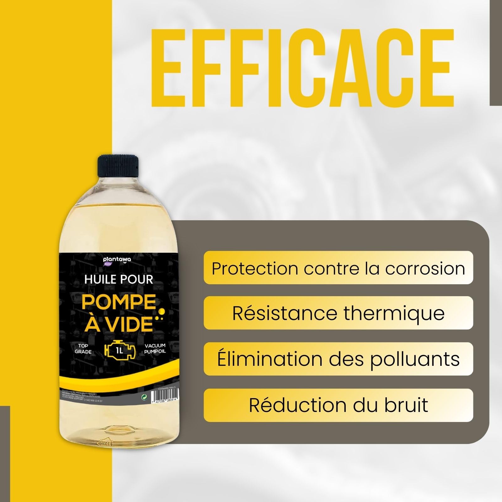 Huile pour pompe à vide,Machine à vide à huile,Universal Valable pour toutes les pompes,1000ml,Air conditionné,Huile spéciale Pompe à vide,Pompes rotatives Palettes,Pompes à bille,Lobes