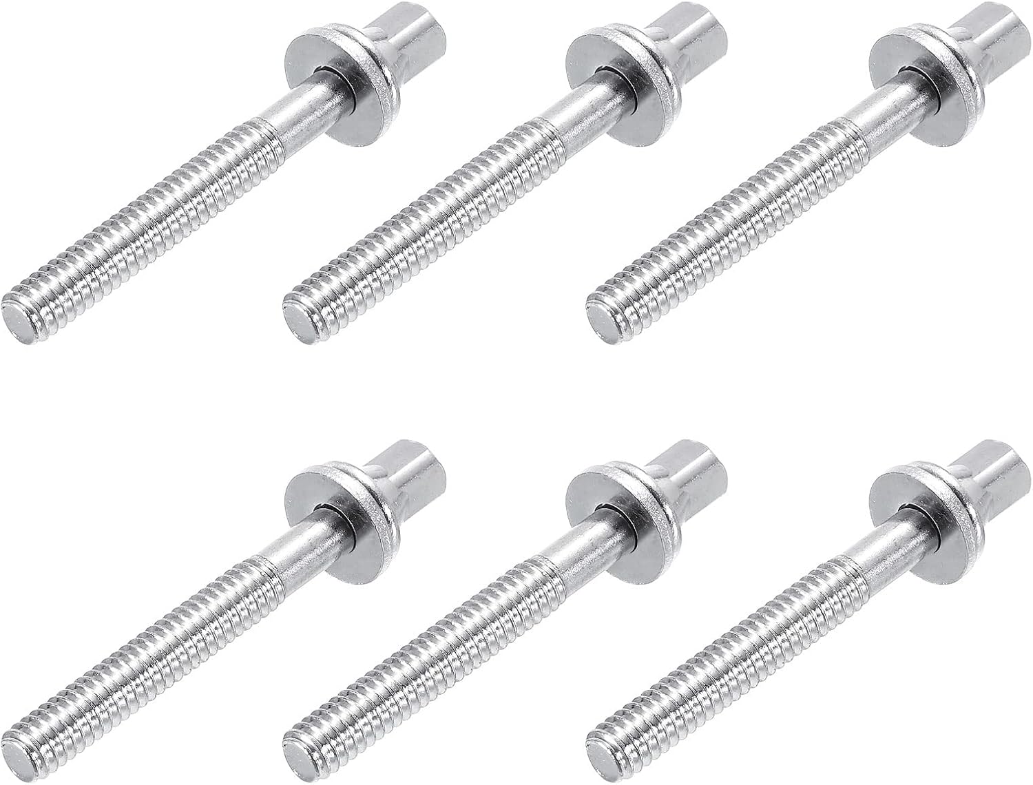 MECCANIXITY Drum Tension Rods 24mm x 40mm for Bass Drum Hardware Parts Accessory Pack of 6