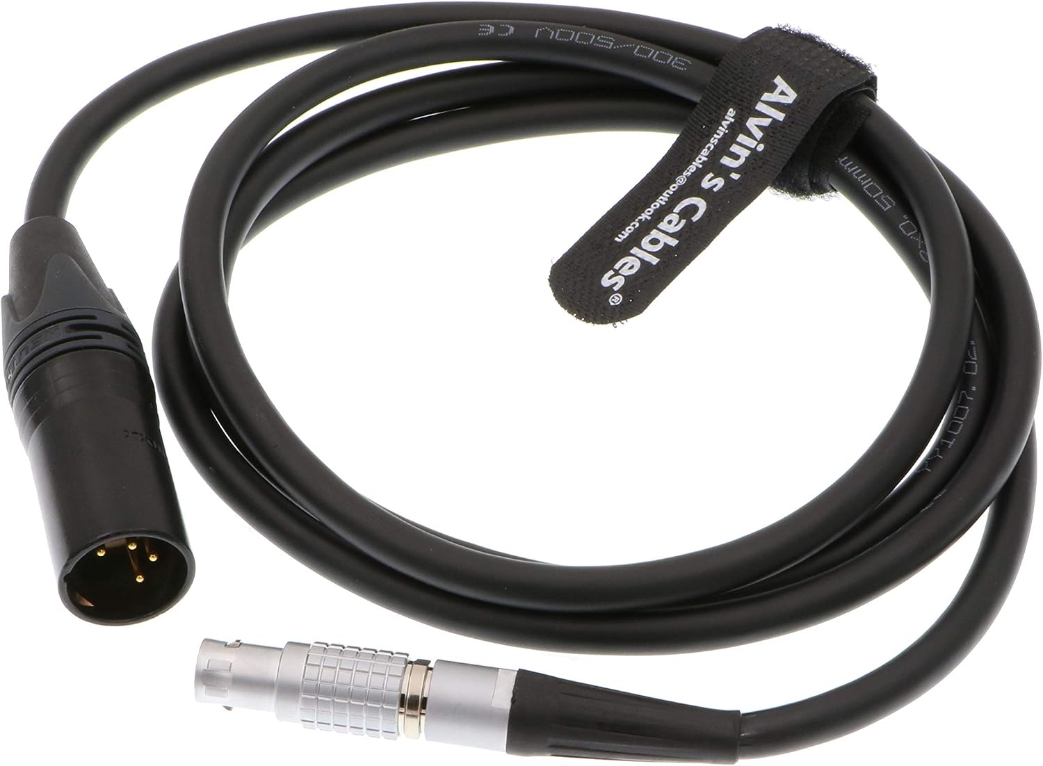 Alvin's Cables XLR 4 Pin Male to 6 Pin Female Power Cable for Red Epic Scarlet