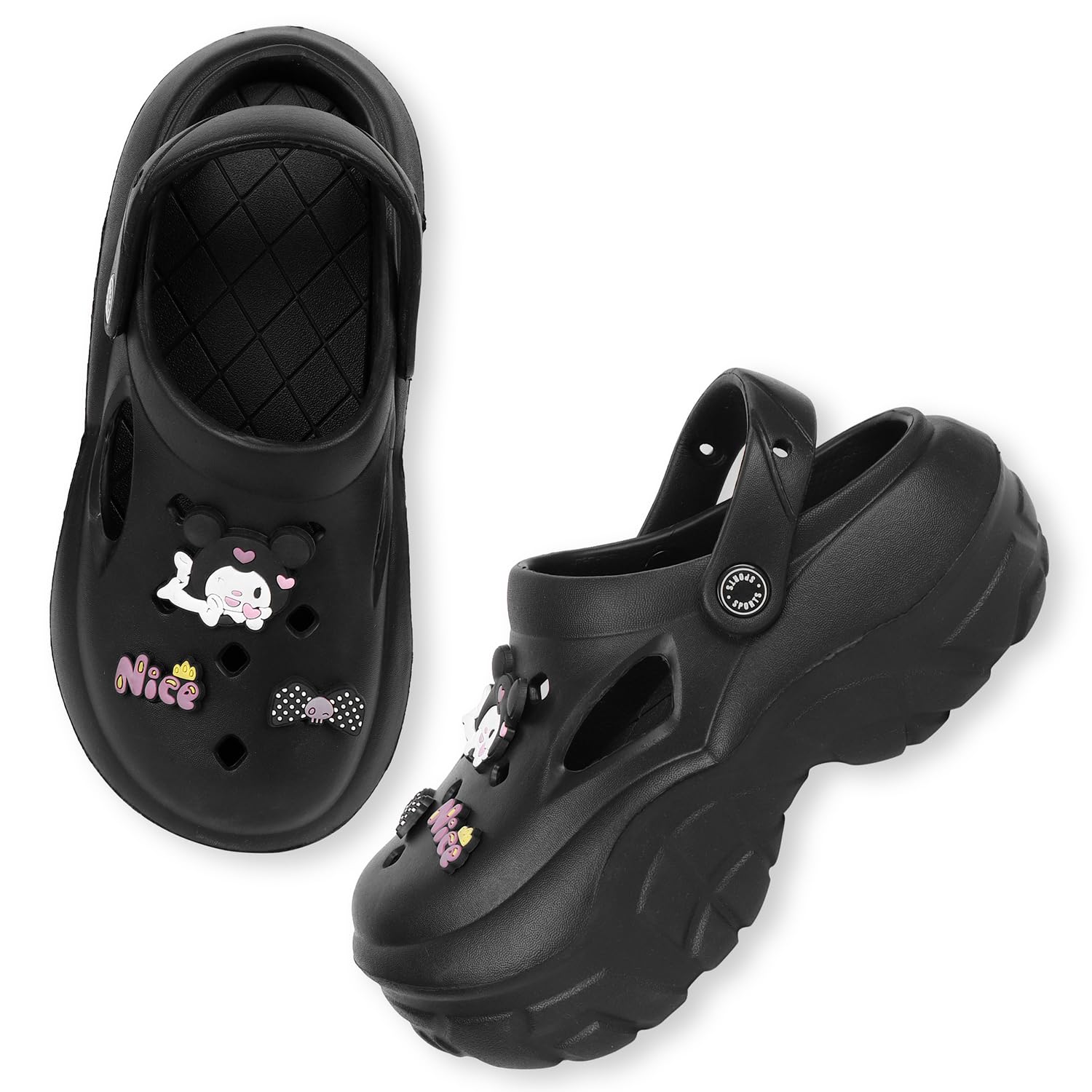 TRASE Windy Clogs for Women | Adjustable Back Strap Clog | Comfortable, Light Weight & Waterproof Mules for Women | Stylish and Anti Skid Women Clogs