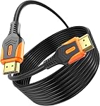 4K HDMI 2.0 Cable 6FT 5-Pack, High Speed 18Gbps HDMI Cord, Support 4K@60Hz & 2K@240Hz, HDR10, 12bit, 3D, ARC, Dolby, DTS, HDCP 2.2 for TV, Monitor, Apple TV, Soundbar, PS5, Xbox | Ideal for Living Room TV and Console, 4K@60Hz, 2K@240Hz, HDR10, 3D, AR