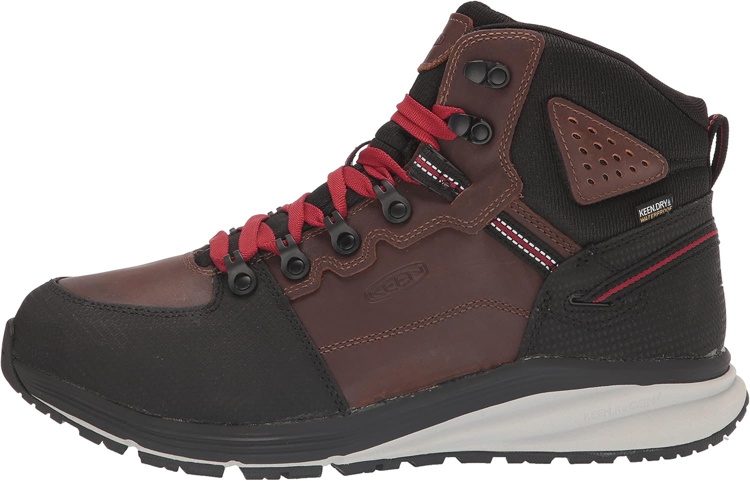 KEEN Utility mens Red Hook Mid Height Soft Toe Waterproof Warehouse Work Boots - Image 8