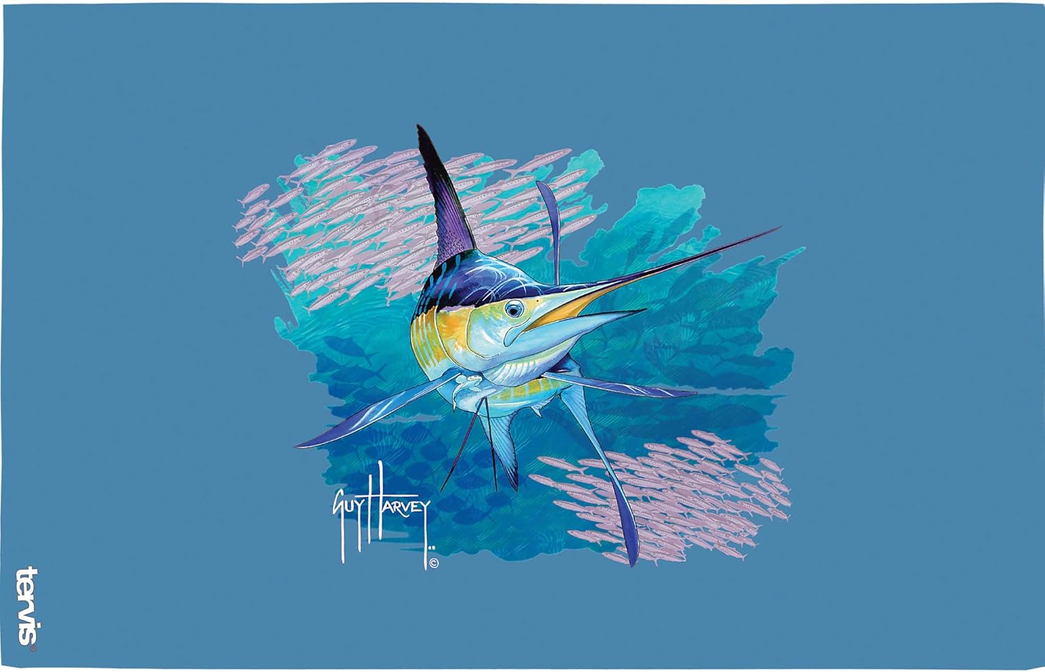 Tervis Guy Harvey Offshore Haul Marlin Insulated Tumbler 16oz Clear - Image 2