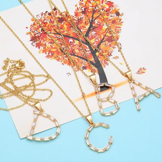 Collier Lettre Initiale Zircon Bulle Hip Hop – Pendentif Strass Scintillant Exagéré, Style Lettre Pop AZ, Bijou Tendance Cadeau Fête