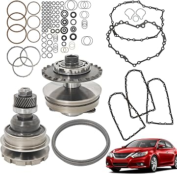 RE0F10A JF011E Transmission CVT Pulley 30T W/Belt Chain Rebuild Kit | Fit for Nissan Rogue Altima Maxima Sentra X-Trail, Fit for Jeep Patriot, Fit for Dodge Caliber 901047 33710NK-8