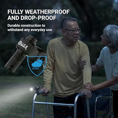 Vista 3 de Life Mounts - Luz LED de montaje universal para dispositivos de movilidad - Mantente seguro e ilumina tu camino - Accesorio para andadores, sillas