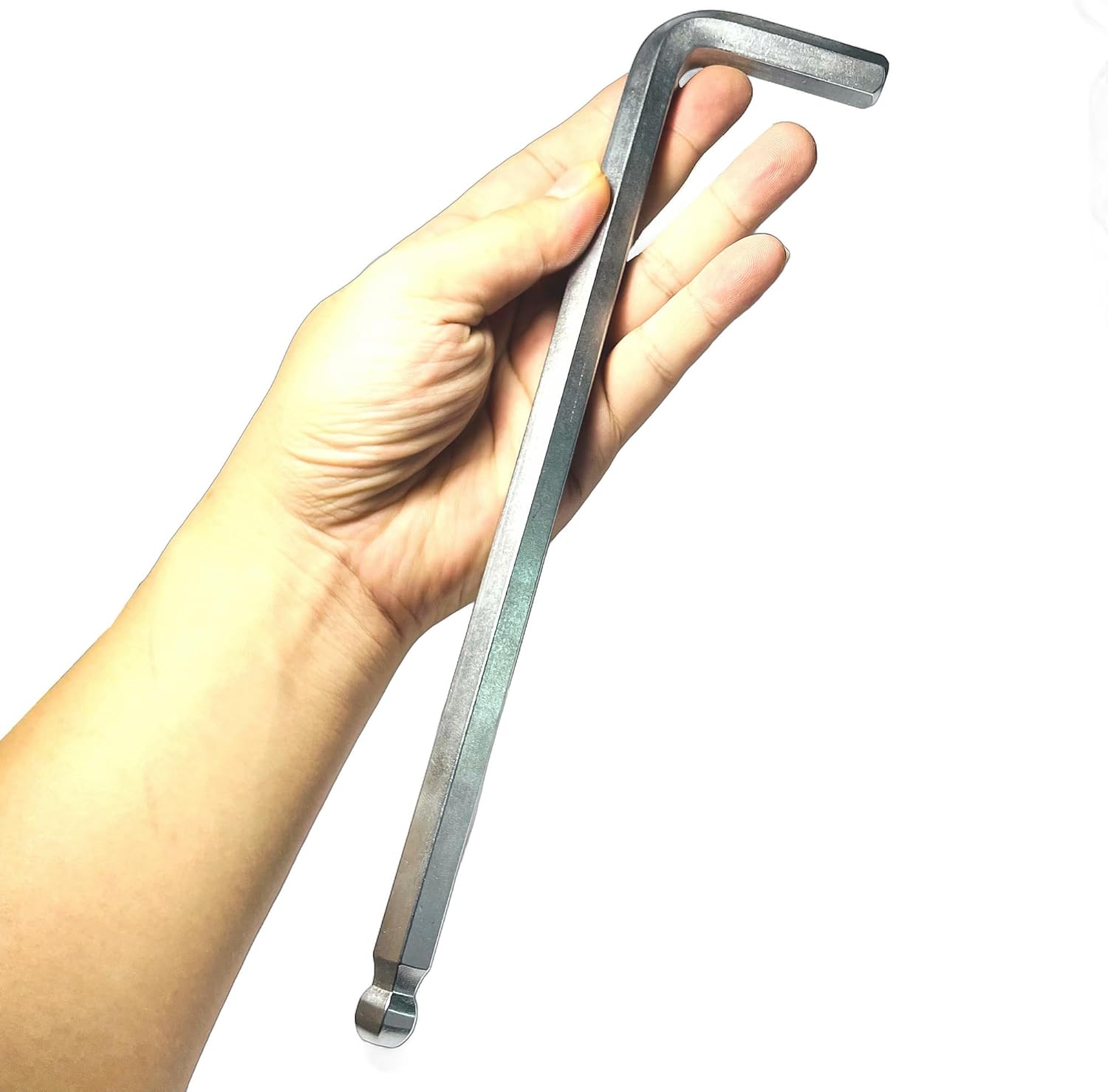 1pcs 1/2 Ball End Allen Wrench sets,1/2" Hex Key Wrench set,10.43 inch lengh allen key Door Key L Shaped hex wrench set with Long Arm.