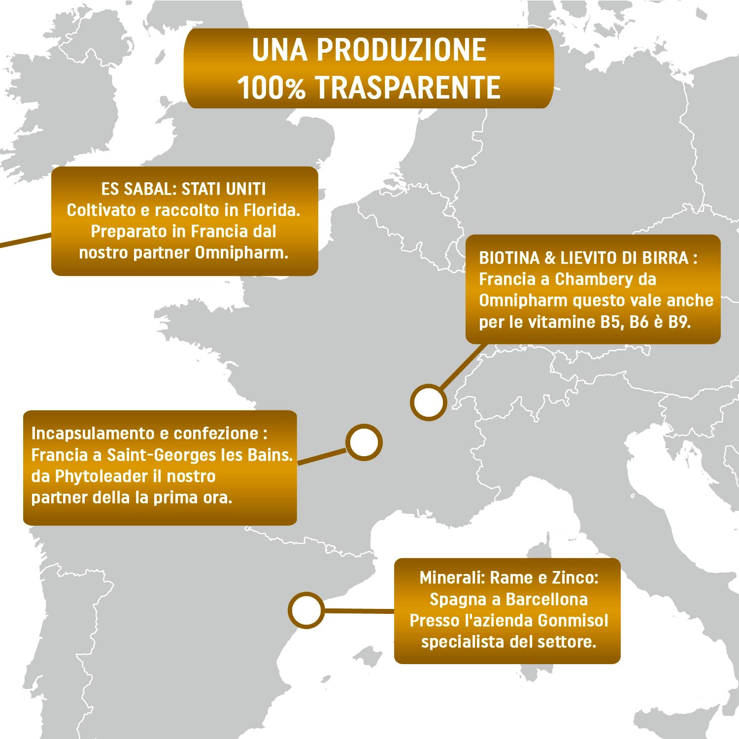 Lievito di Birra - Alto Dosaggio : 1640mg - Arricchito di Biotina Vitamine e Minerali - Integratore crescita capelli e Bellezza pelle e unghie - 120 Capsule : 1 mese - MIRONLAB