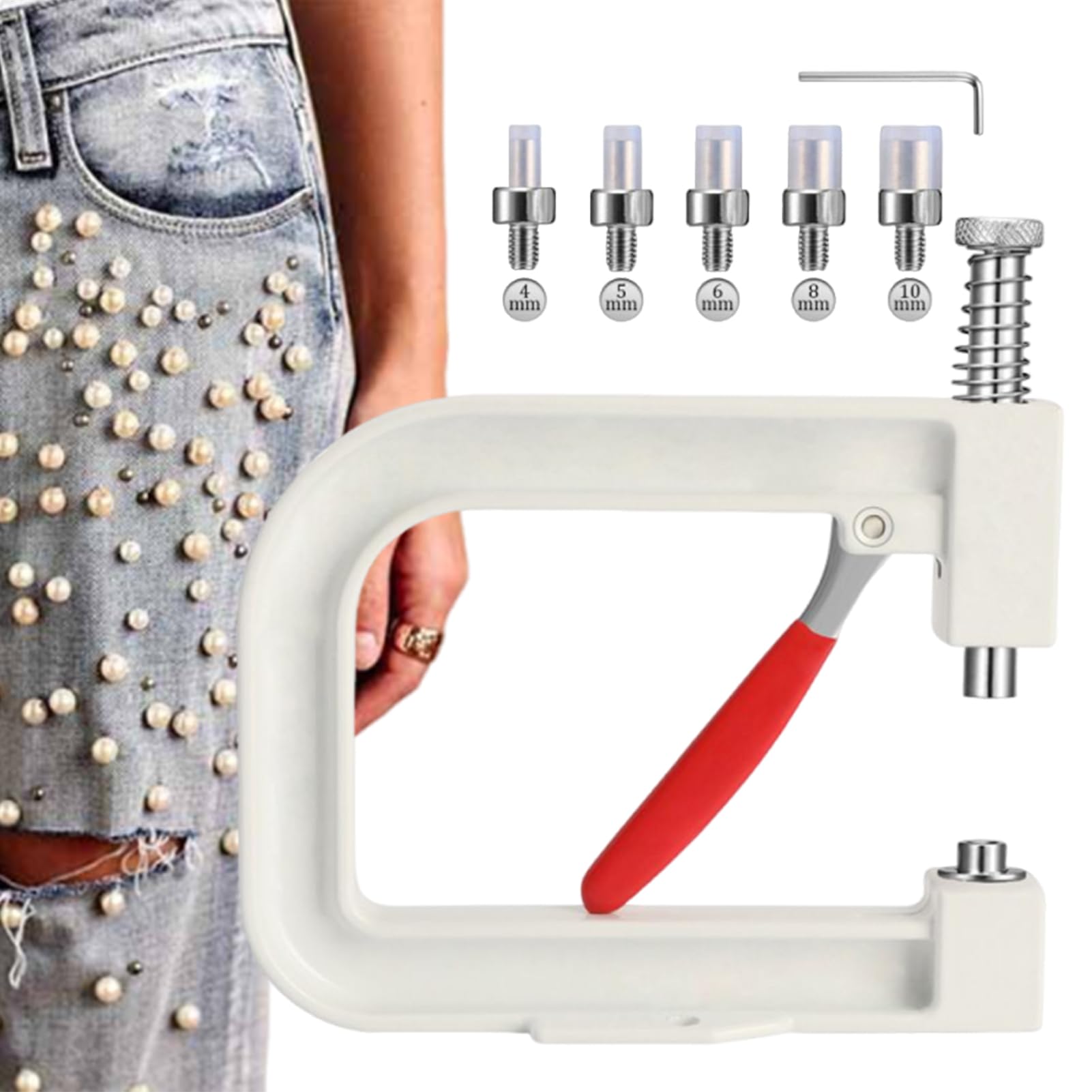 Rivet de fixation artisanale pour réparer et décorer les vêtements