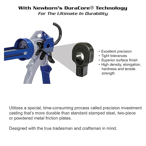 Miniatura 2 de Newborn 250 Pistola para calafateo con montura de barra rotatoria capacidad de cartucho de 110 galón relación de impulso 181