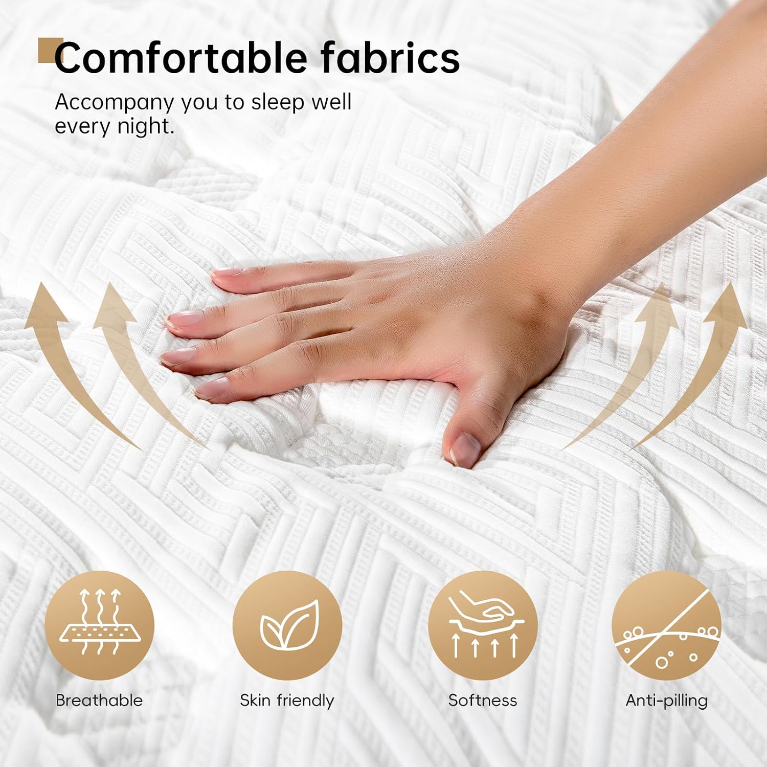 COOLMI 12 Inch Full Mattress, Memory Foam Hybrid Mattress in a Box with Independent Spring, Soft and Comfortable Medium Firm, Pressure Relief, CertiPUR-US Certified