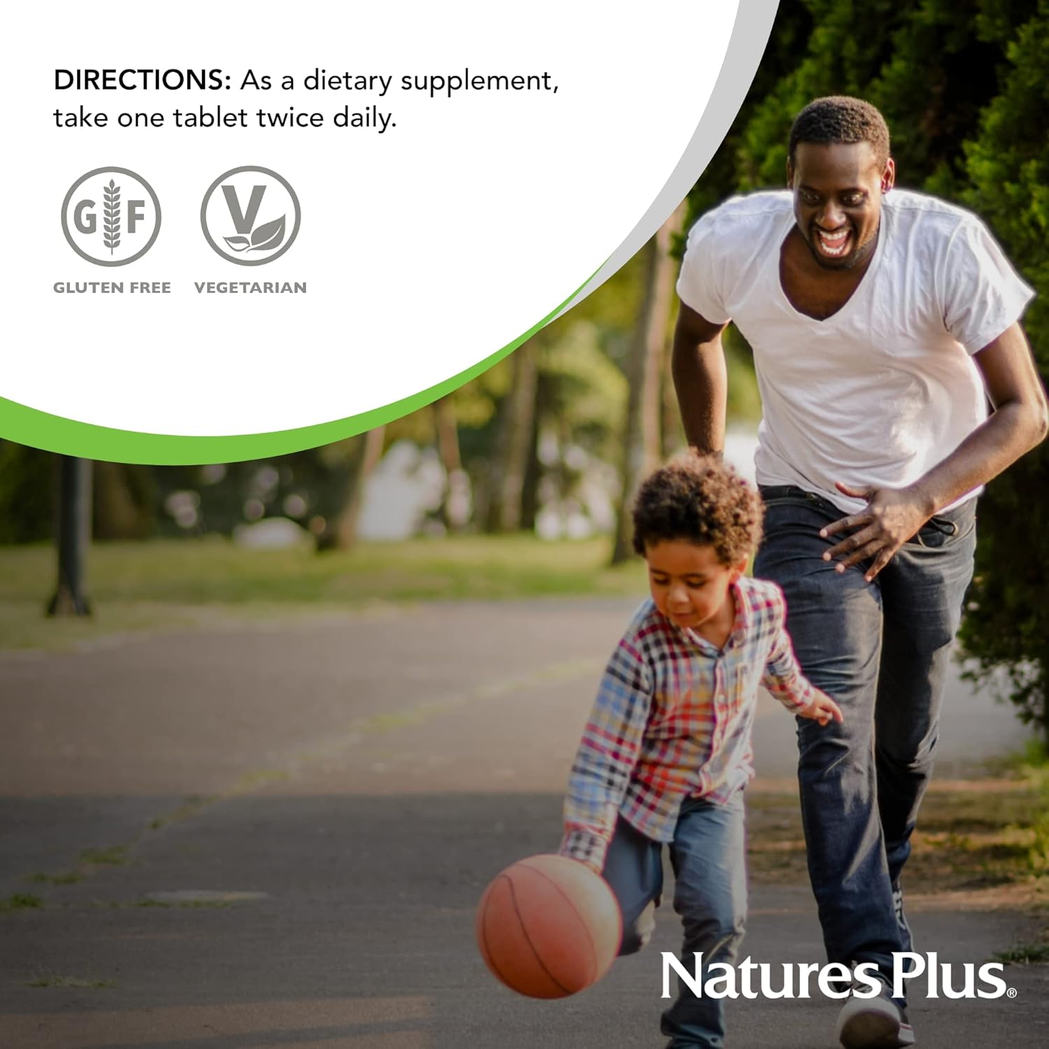 NaturesPlus Magnesium - 200 mg, 180 Tablets - Vegetarian, Gluten Free - 180 Servings