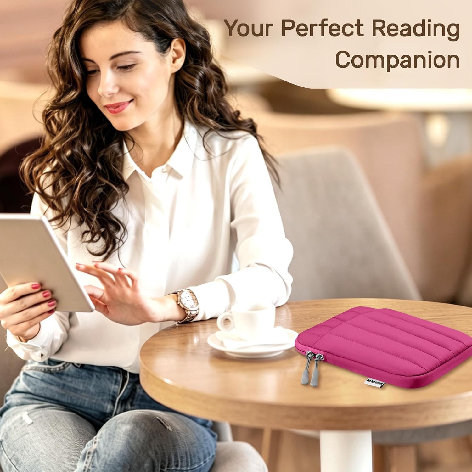Dadanism 6-7 Inch Universal Protective Padded Sleeve Case for E-Readers