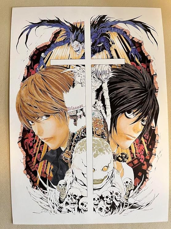 デスノート 小畑 健】美品]デスノート 小畑健展 アクリル名場面