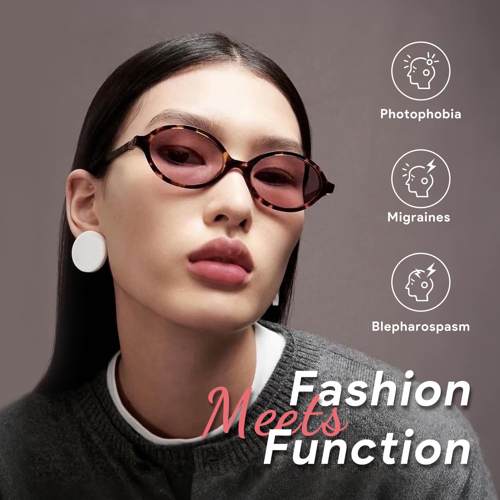 ZIHVEUC 2 Pack FL Fluorescent 41 Tinted Migraine Glasses Light Sensitivity Reading Glasses Indoor/Outdoor Photophobia Reader(Black+Tortoise,0.00)