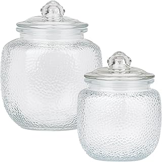 10 Strawberry Street Rivington Glass Canister, Set of 2
