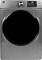 Kenmore 8.0 cu. ft. ENERGY STAR Front Load Electric Dryer with Accela Steam, Wrinkle Guard & Smart Sensor Drying - Metallic Silver