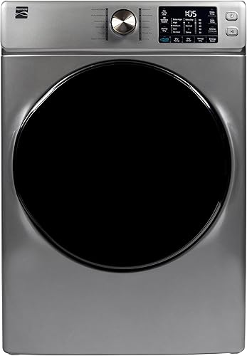 Kenmore Secadora eléctrica de carga frontal de 8.0 pies cúbicos con protector antiarrugas y vapor Accela para reducir arrugas, estática y olores -
