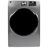 Kenmore 8.0 cu. ft. Front Load Electric Dryer with Wrinkle Guard & Accela Steam to Reduce Wrinkles, Static & Odors - Smart Sensor Drying - LED - ENERGY STAR Certified - Metallic Silver