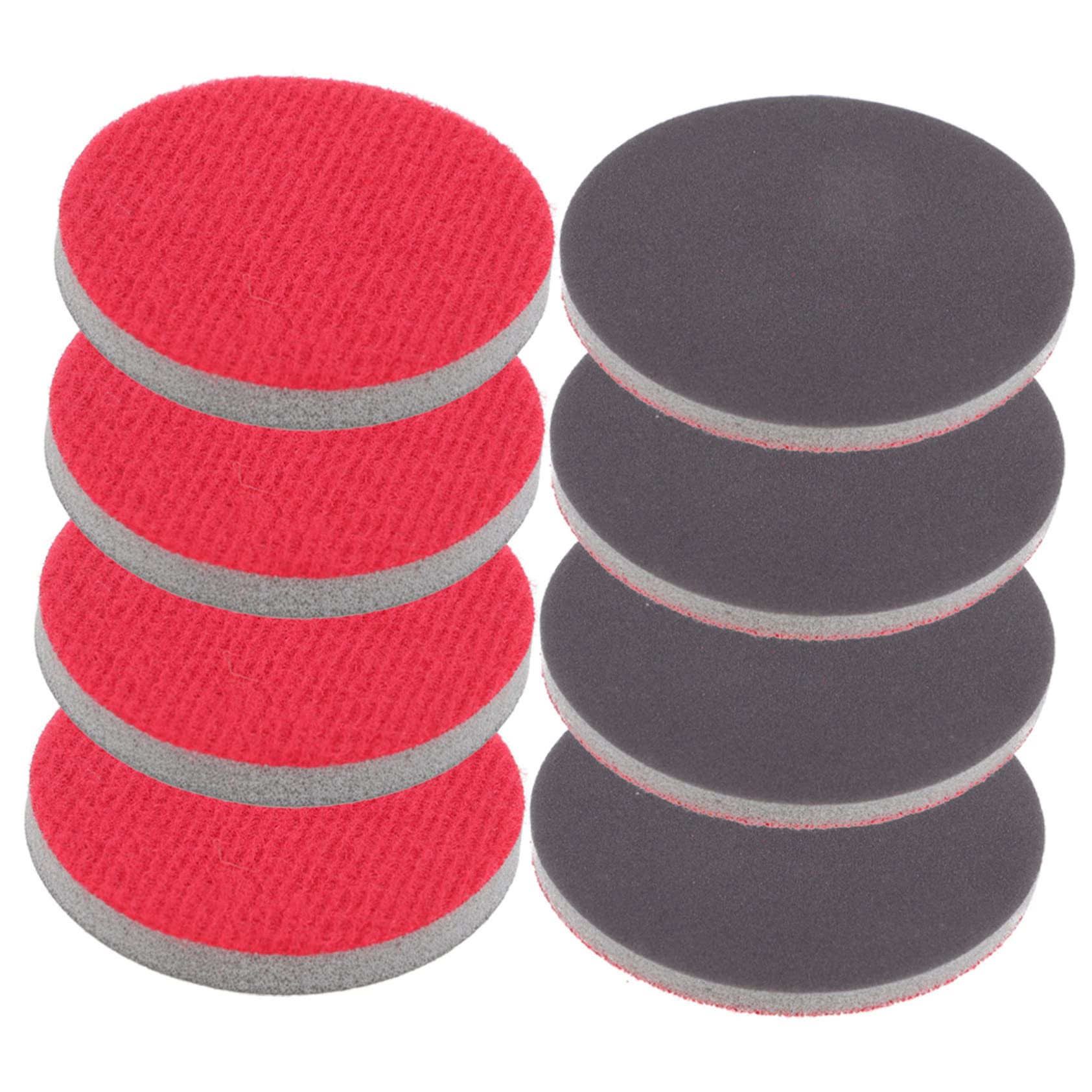 KOMBIUDA Bowling Ball Cleaning Kit 8 Pcs Sanding Pad Set Sponge Polish Pad Reusable Portable for Bowlers