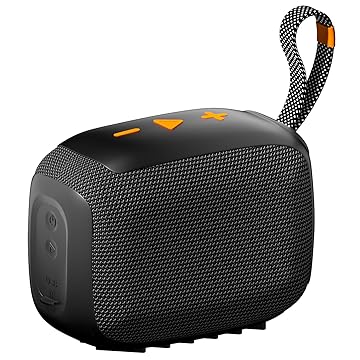Caixa de Som, inava, Go-4, Bluetooth, Portátil,12h de reprodução, À Prova D'água IP67, TWS/FM/USB/TF(preto)