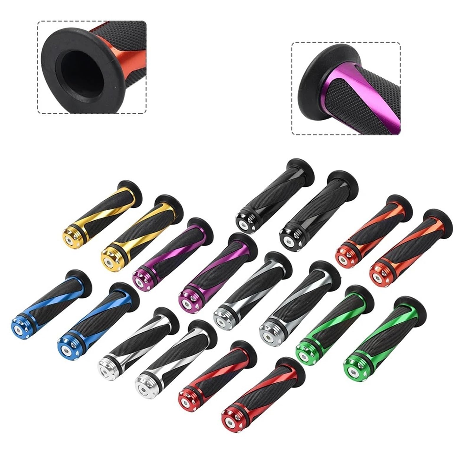 Per MX ATV Pit Dirt Bike Manubrio Moto Manicotto Acceleratore Manopole Per Manubrio Moto
