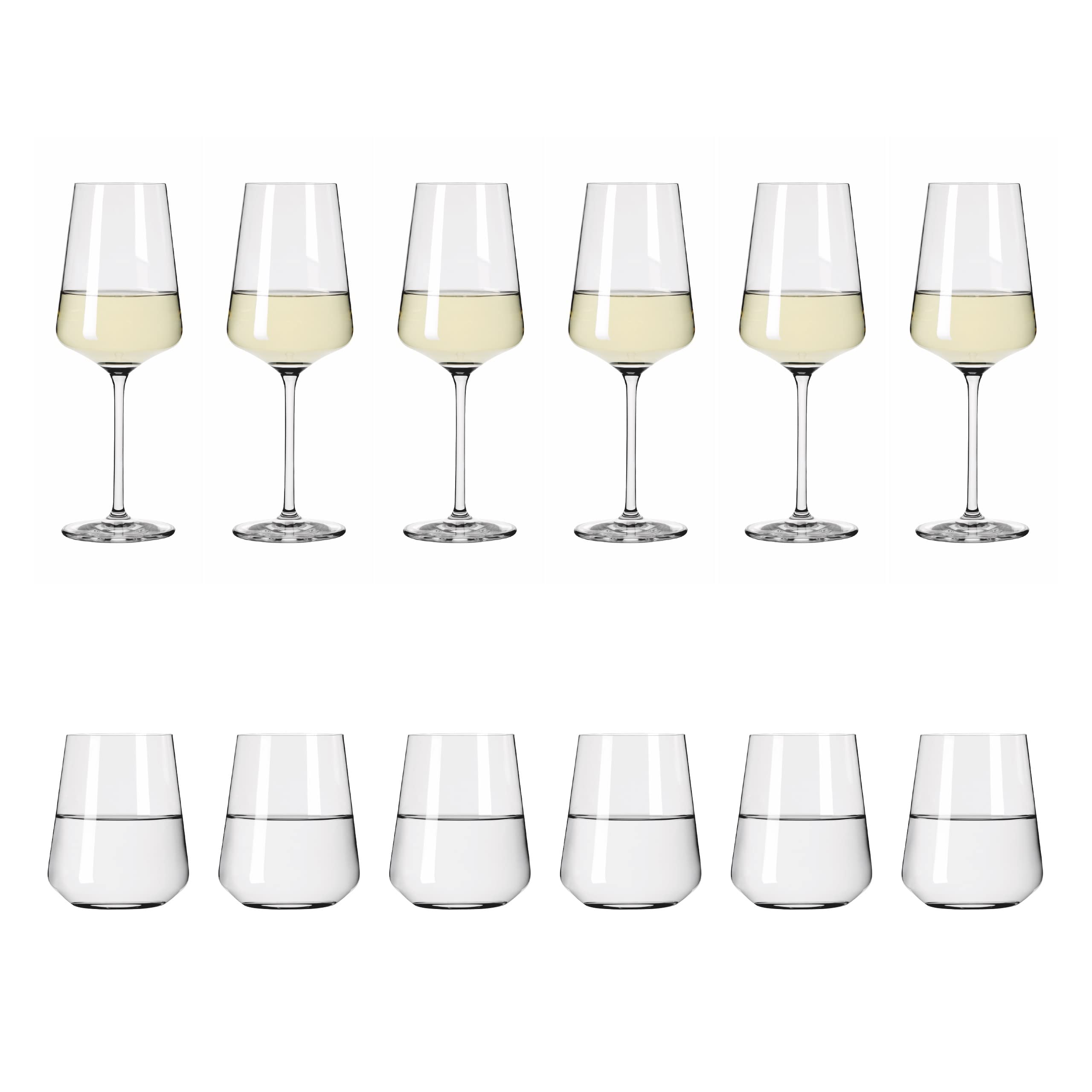 RITZENHOFF Set di 12 bicchieri per vino - 500 ml - Made in Germany | Art. n. 6111001, Serie Julie, 12 bicchieri per vino 500 ml, cristallo, lavabile in lavastoviglie