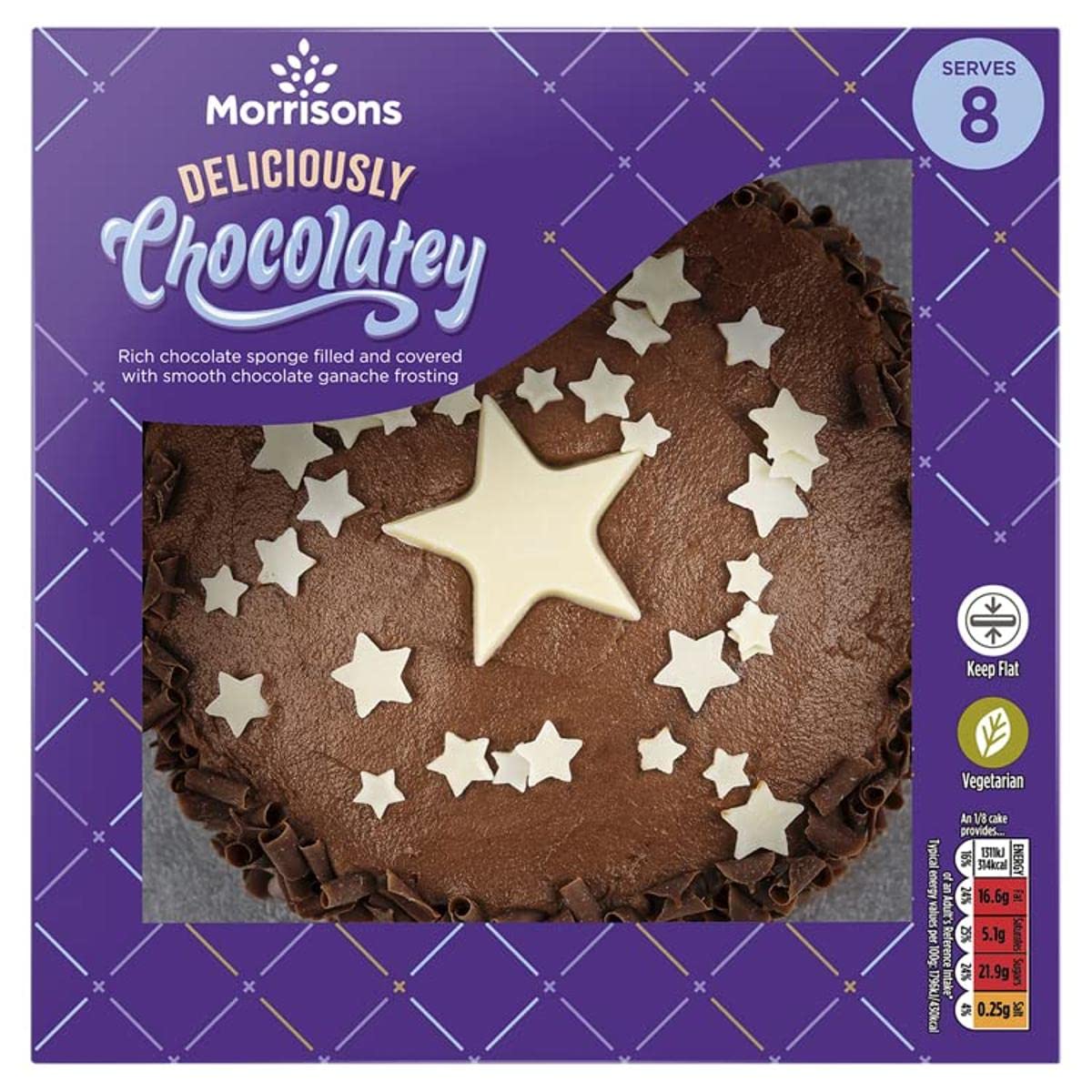 Morrisons Small Chocolate Celebration Cake