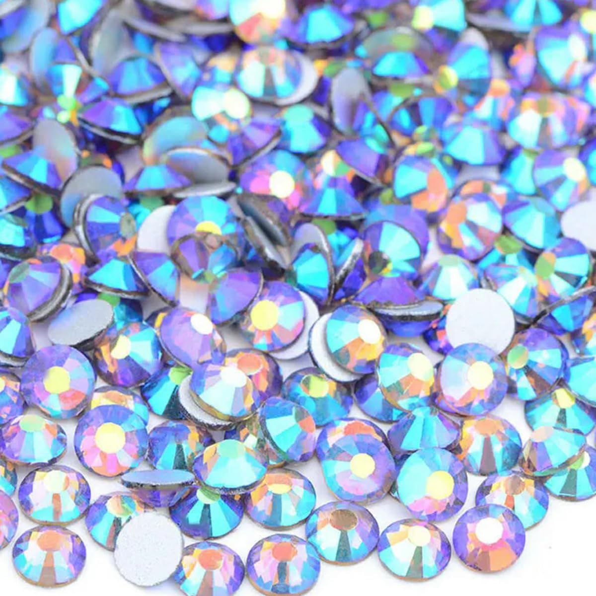CIVIOOH SS6 SS8 SS10 SS12 SS16 SS20 SS30 Flatback Glass Rhinestones Clear Crystal AB Nail Strass Non-Hotfix Stone DIY Crafts