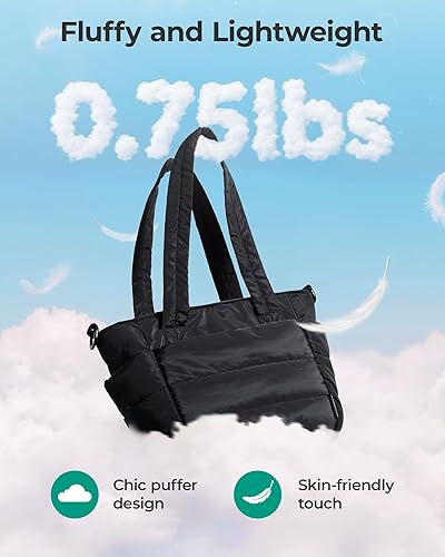 Miniatura 4 de BAGSMART Bolsa de almuerzo para mujer, pequeña bolsa aislada con compartimento para el almuerzo, bolsa acolchada ligera para el trabajo, viajes, al