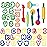 DIMROM Clay and Play Dough Tools 12 Piece Set - Ages 3 & Up (12pcs)