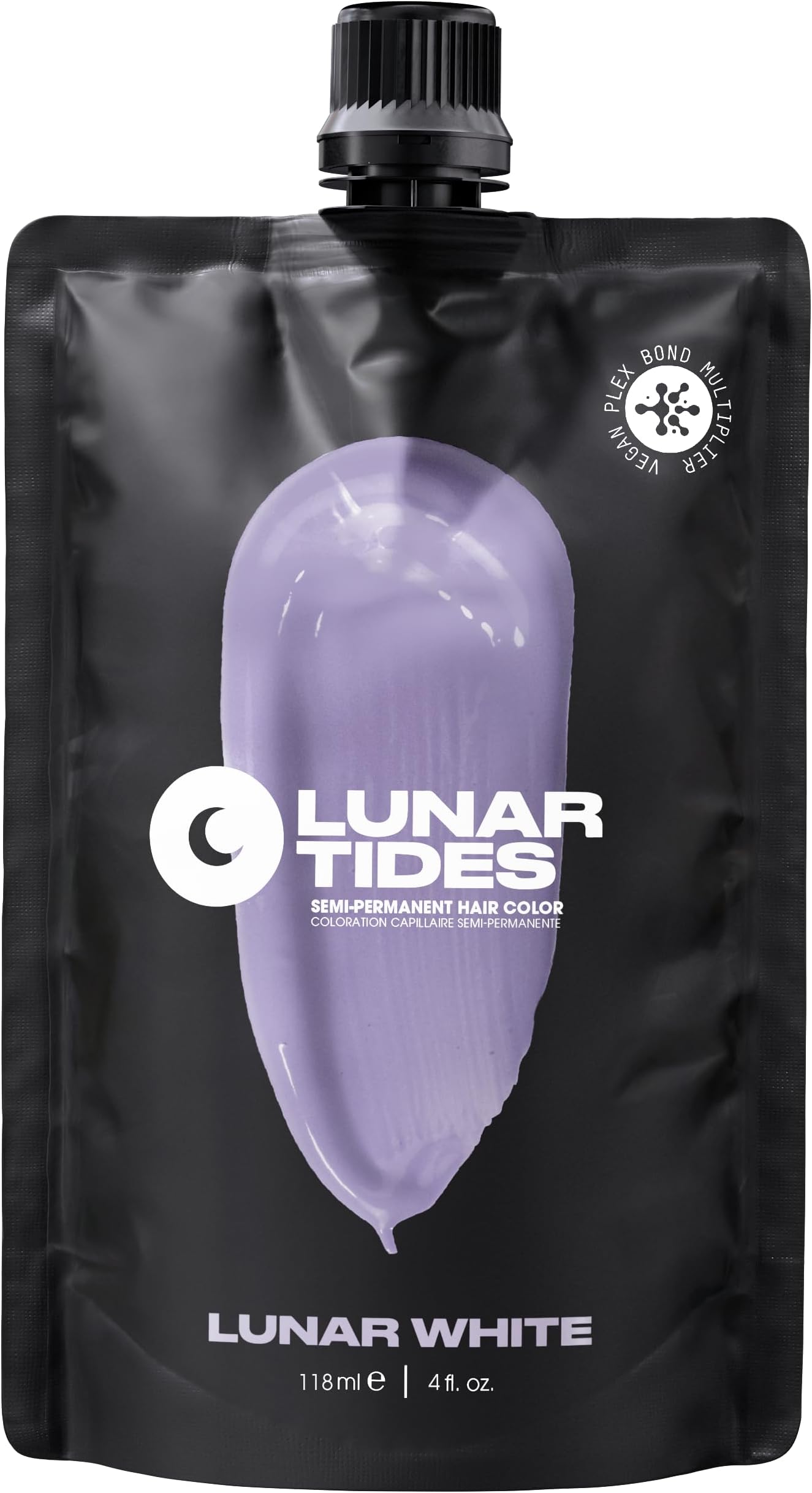 Lunar Tides Semi-Permanent Hair Color (43 colors) (Lunar White, 4 fl. oz.)