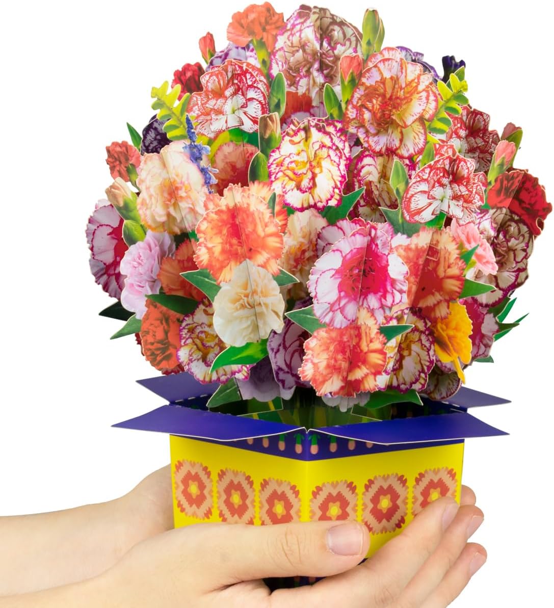 CNLITIHEKA Pop Up Carnation Flower Bouquet Card Get Well Soon Cards 3D Pop Up Birthday Card Thinking of You Greeting Card for Christmas Congratulations Gifts Includes Envelop, 210 x 290 mm CNLITIHEKA Pop Up Carnation Flower Bouquet Card Get Well Soon Cards 3D Pop Up Birthday Card Thinking of You Greeting Card for Christmas Congratulations Gifts Includes Envelop, 210 x 290 mm