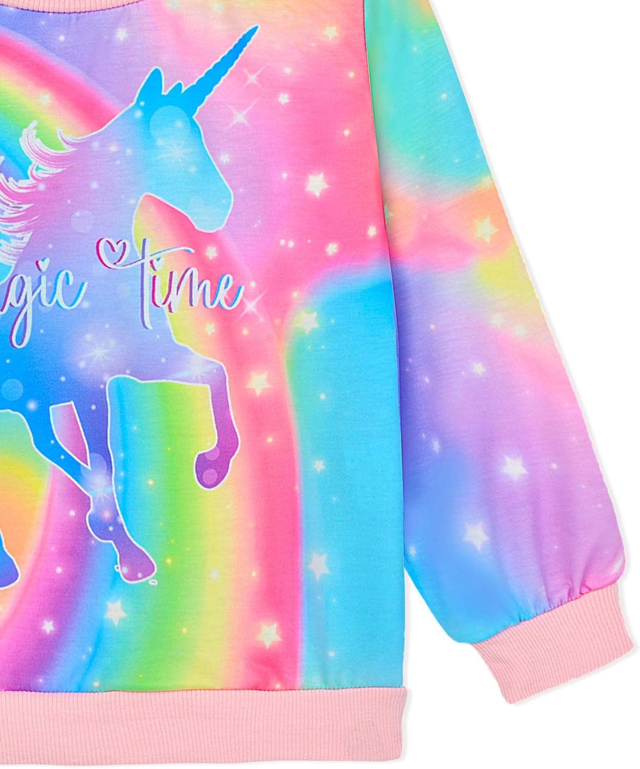 Toddler Kid Girl Clothing Set Outfit Long Sleeve Top, Unicorn Print Pantskirts Fall Winter Outfit Set - Image 4