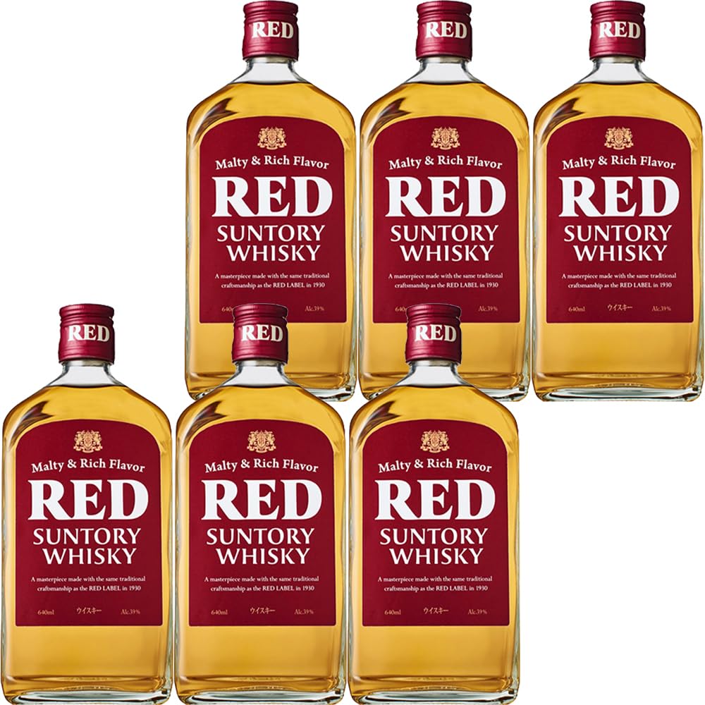 Amazon.co.jp: サントリー ウイスキー レッド 640ml×6本 ブレンデッド