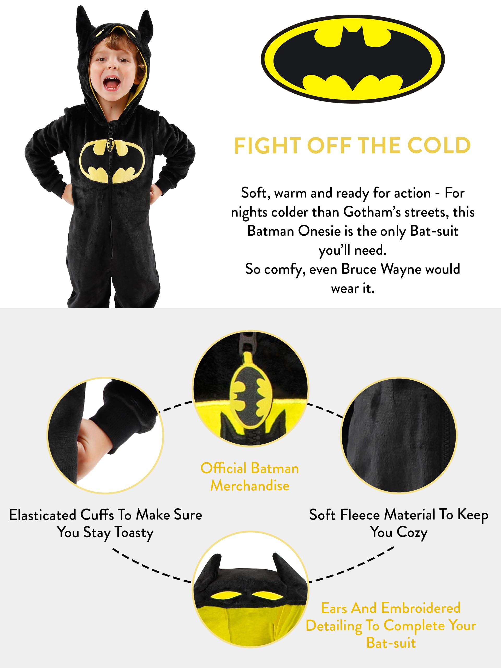 DC Comics Chłopcy Batman Kombinezon