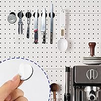 Vista 5 de MIKEDE Rare Earth Magnets, Super Strong Black Round Magnet with Adhesive Backing, Heavy Duty Disc Neodymium for Crafts, Cabinet, Office, DIY, 1.26