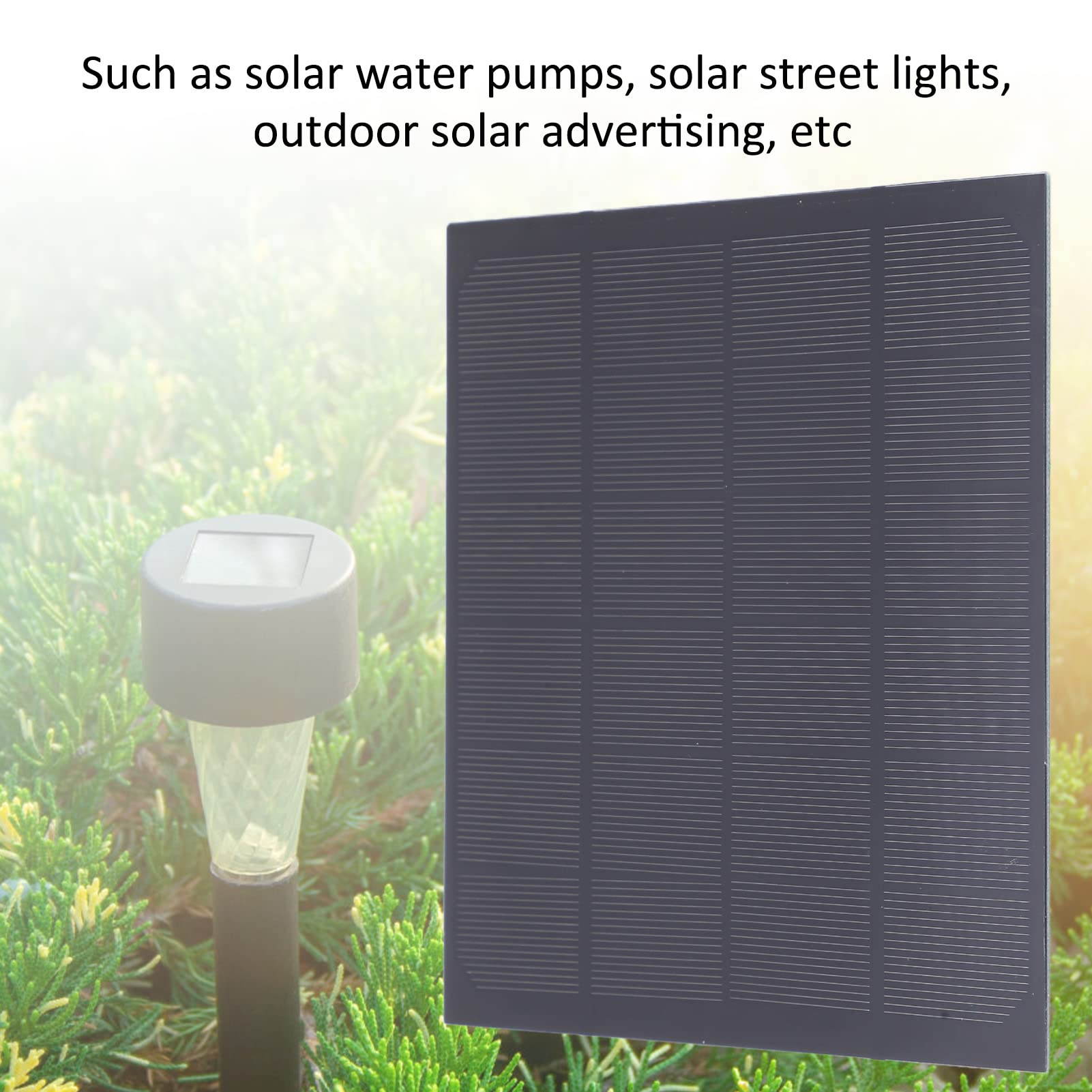 JEOZBM Mini Celle Solari Monocristalline, Pannelli Solari Carica Fai da Te, Celle Micro Pannelli Solari 165x165mm/6.5x6.5in, Caricabatterie Celle Fotovoltaiche