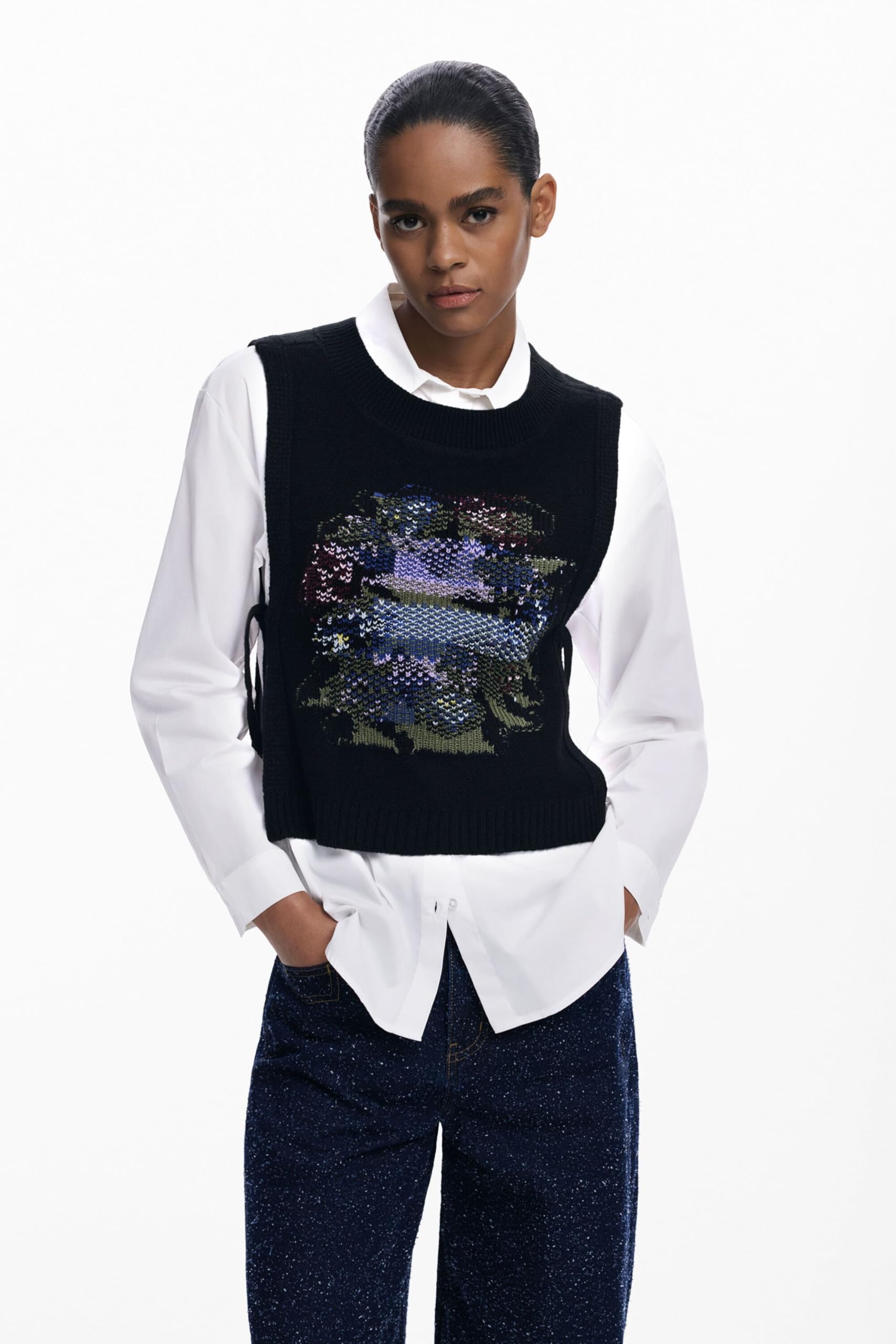 Desigual 25wwcw01 Camicetta Donna (Pacco da 1)