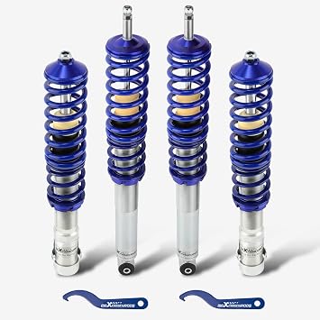 maXpeedingrods Coilovers for Golf Mk2 19E for Golf Mk3 1H/1E for Jetta Mk2 19E for Jetta/Vento Mk3 1H- Blue
