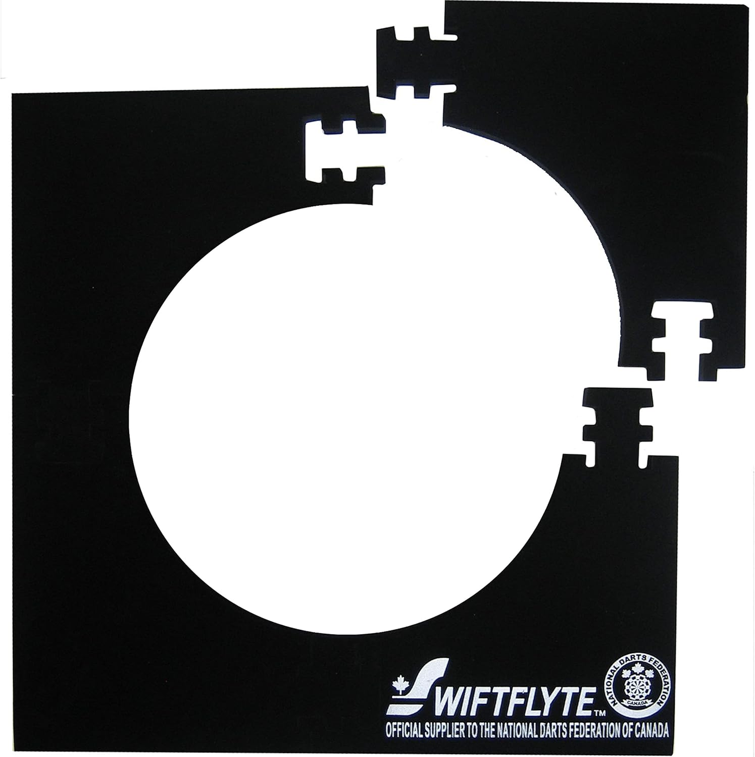 Swiftflyte N.D.F.C 28 inch Dartboard Surround, 4 Piece Interlocking